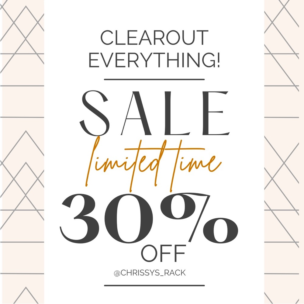EVERYTHING 30% OFF! Bundle and I’ll send an offer!